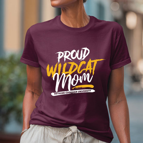 Proud Bethune-Cookman Wildcat Mom (Women's Short Sleeve)