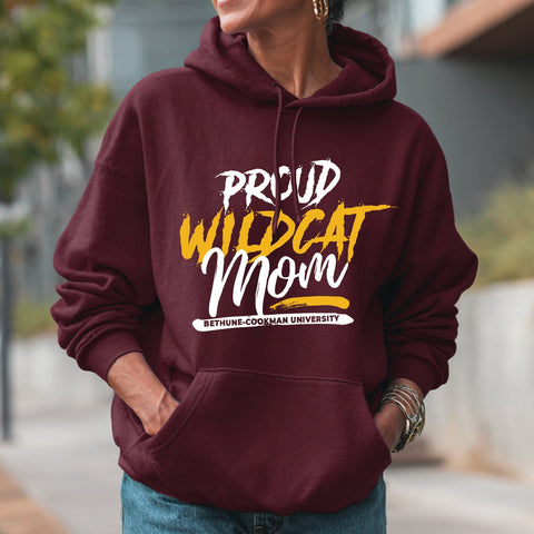Proud Bethune-Cookman Wildcat Mom (Unisex Hoodie)