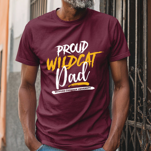 Proud Bethune-Cookman Wildcat Dad (Men's Short Sleeve)