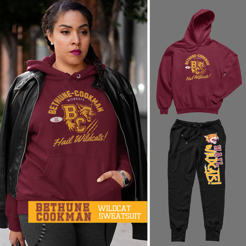 Bethune-Cookman University Wildcats Sweatsuit - (Hoodie + Sweatpants)