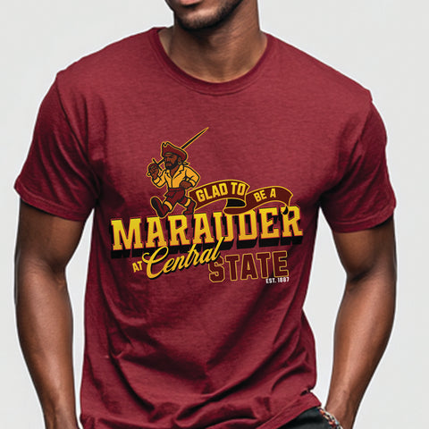 Central State "Glad To Be a Marauder" (Men's Short Sleeve)