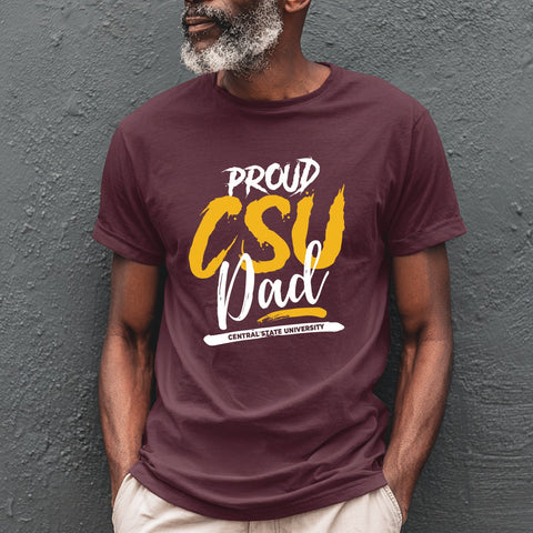 Proud Central State University Dad (Men's Short Sleeve)