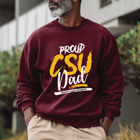Proud Central State University Dad (Unisex Sweatshirt)