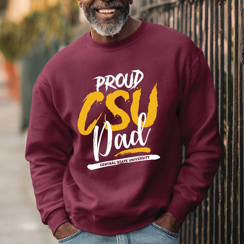 Proud Central State University Dad (Unisex Sweatshirt)
