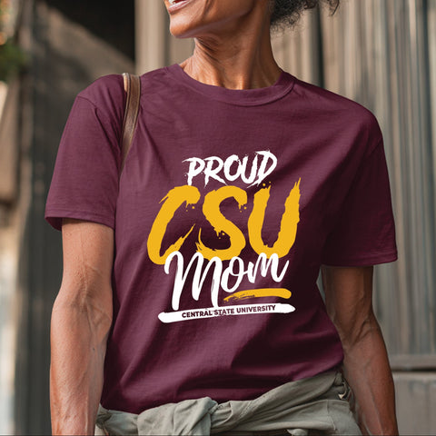 Proud Central State University Mom (Women's Short Sleeve)