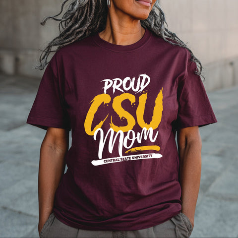 Proud Central State University Mom (Women's Short Sleeve)