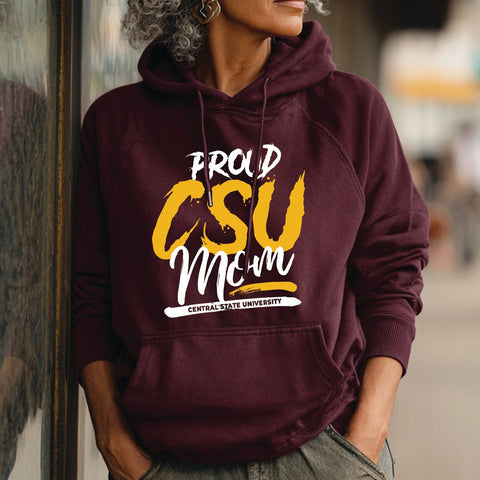 Proud Central State University Mom (Unisex Hoodie)