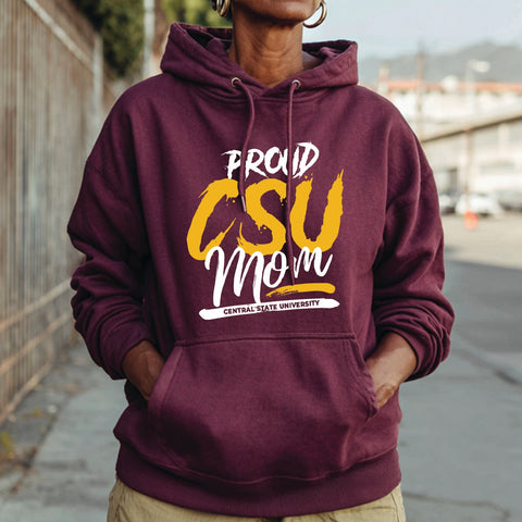 Proud Central State University Mom (Unisex Hoodie)