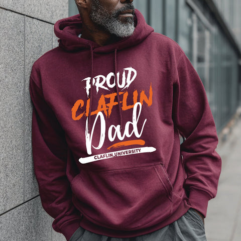 Proud Claflin University Dad (Unisex Hoodie)