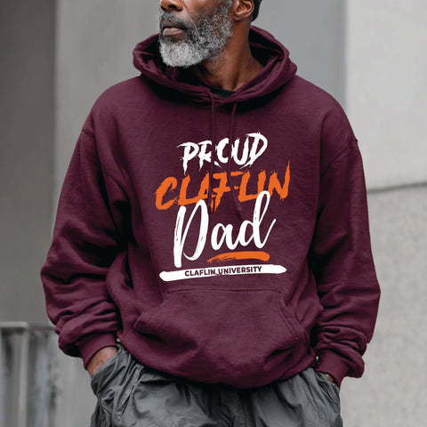 Proud Claflin University Dad (Unisex Hoodie)
