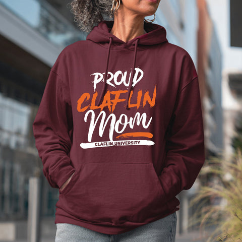 Proud Claflin University Mom (Unisex Hoodie)