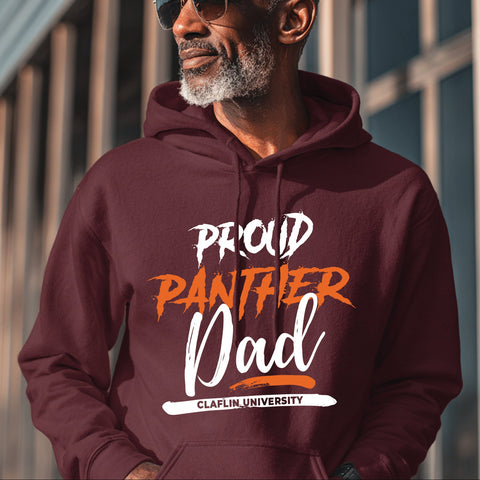 Proud Claflin Panther Dad (Unisex Hoodie) Claflin University