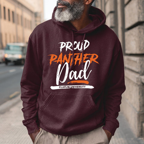 Proud Claflin Panther Dad (Unisex Hoodie) Claflin University