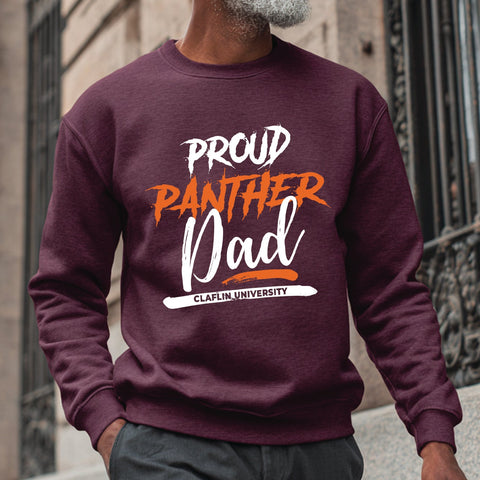 Proud Claflin Panther Dad (Unisex Sweatshirt) Claflin University