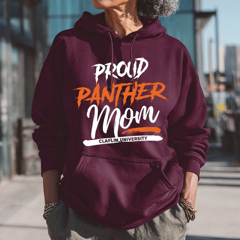 Proud Claflin Panther Mom (Unisex Hoodie) Claflin University