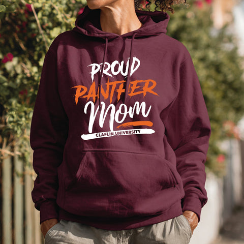 Proud Claflin Panther Mom (Unisex Hoodie) Claflin University