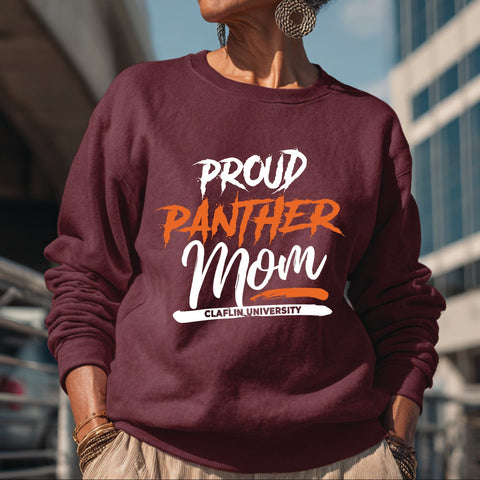 Proud Claflin Panther Mom (Unisex Sweatshirt) Claflin University