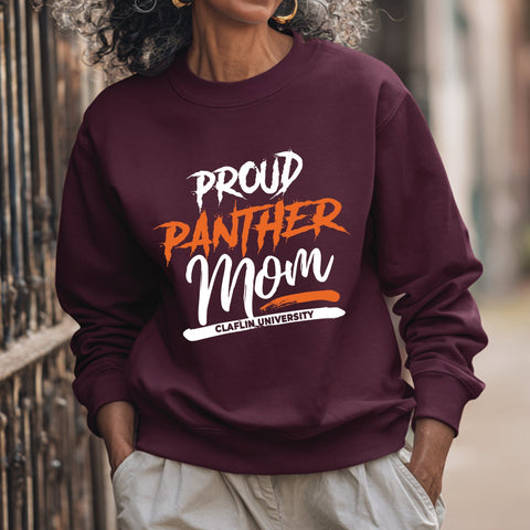 Proud Claflin Panther Mom (Unisex Sweatshirt) Claflin University