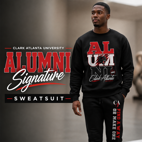 Clark Atlanta University Alumni Signature Series Sweatsuit (Sweatshirt + Sweatpants)