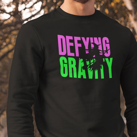 Defying Gravity Pink/Green (Unisex Sweatshirt/Hoodie)