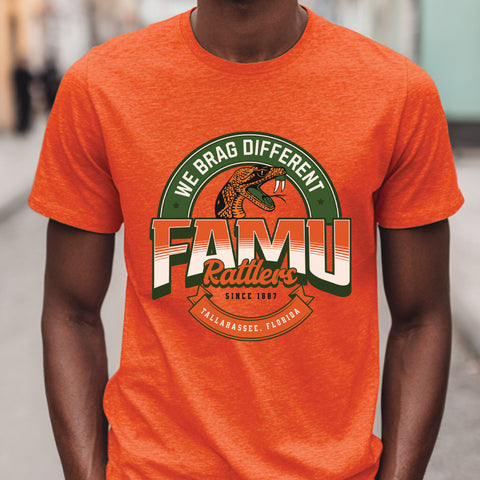 FAMU "We Brag Different" (Men's Short Sleeve)