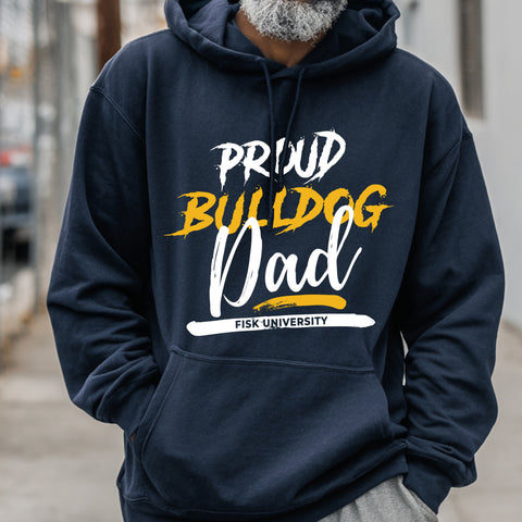 Proud Fisk Bulldog Dad NextGen (Unisex Hoodie)