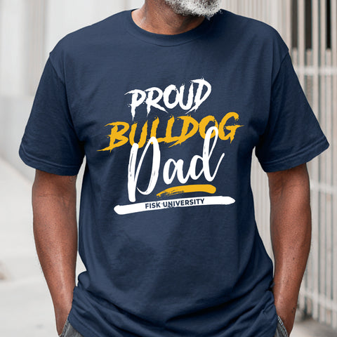 Proud Fisk Bulldog Dad NextGen (Men's Short Sleeve)