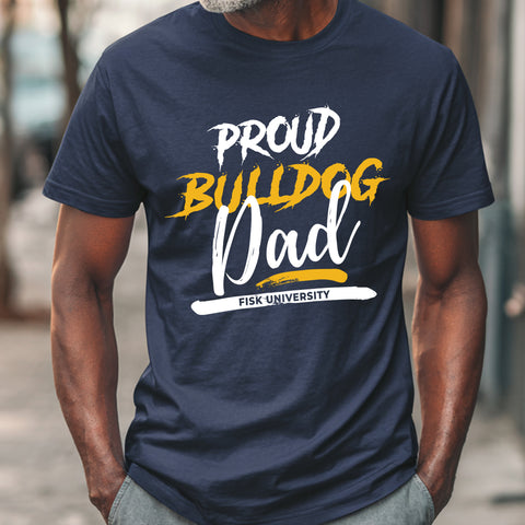 Proud Fisk Bulldog Dad NextGen (Men's Short Sleeve)