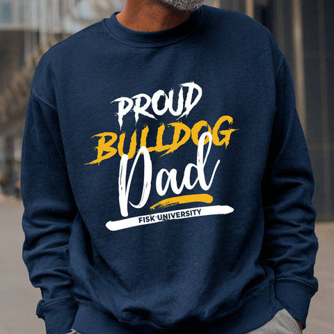 Proud Fisk Bulldog Dad NextGen (Unisex Sweatshirt)