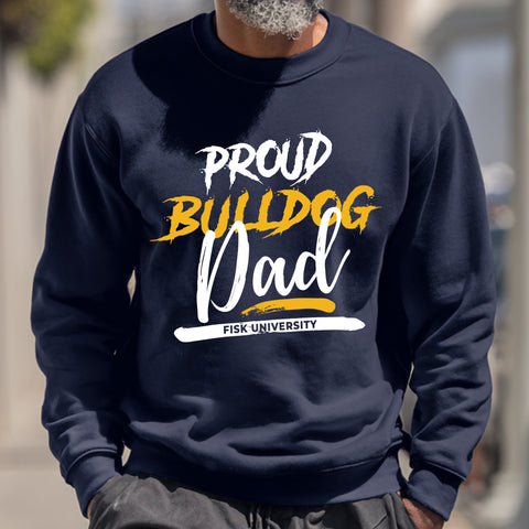 Proud Fisk Bulldog Dad NextGen (Unisex Sweatshirt)