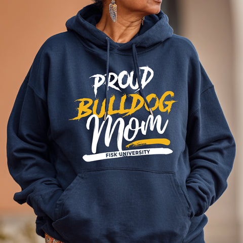 Proud Fisk Bulldog Mom NextGen (Unisex Hoodie)
