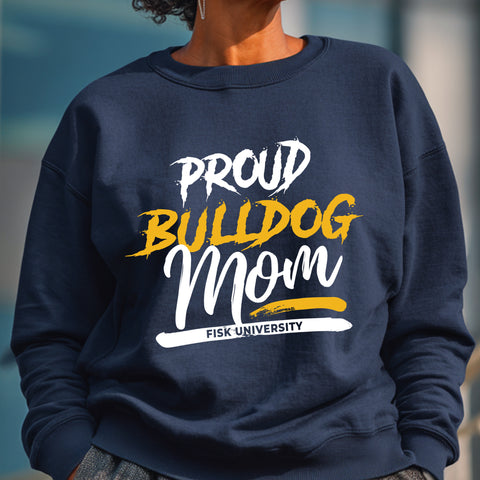 Proud Fisk Bulldog Mom NextGen(Unisex Sweatshirt)