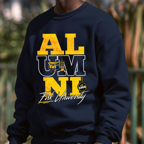 Fisk University Alumni Signature Series Sweatsuit - (Sweatshirt + Sweatpants)
