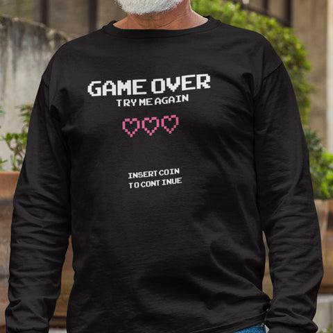 Game Over 2-Bit Arcade (Unisex Sweatshirt/Hoodie)