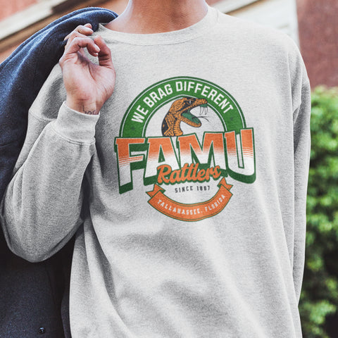 We Brag Different - FAMU Rattlers (Unisex Sweatshirt)