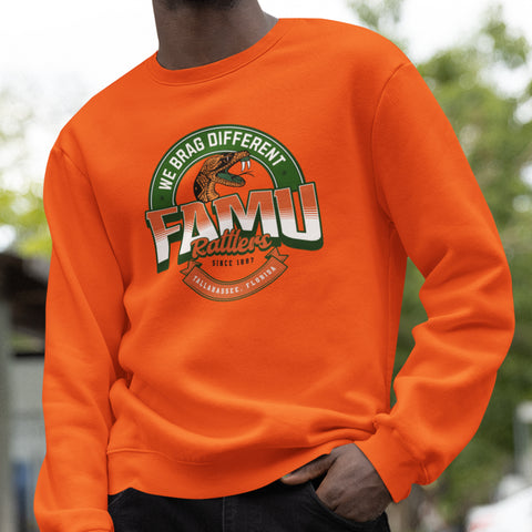 We Brag Different - FAMU Rattlers (Unisex Sweatshirt)