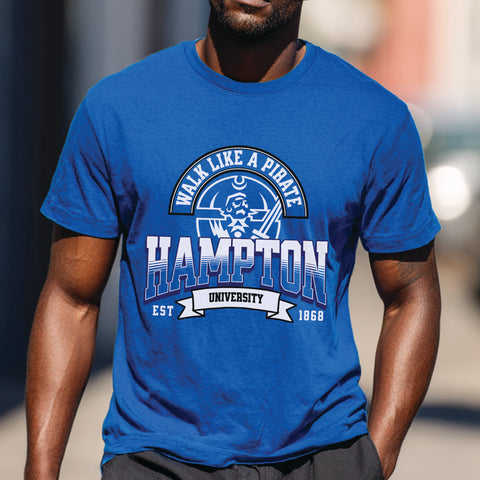 Hampton University "Walk Like a Pirate" (Men's Short Sleeve)