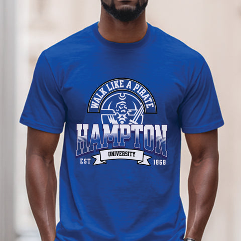 Hampton University "Walk Like a Pirate" (Men's Short Sleeve)