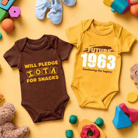 Iota Phi Theta 2-Pack v.2 (Onesie) - Iotas Infant Bodysuit