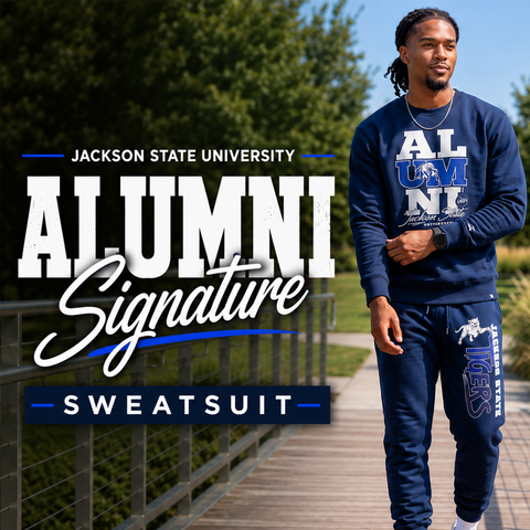 Jackson State University Alumni Signature Series Sweatsuit (Sweatshirt + Sweatpants)