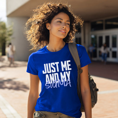 Just Me And My Sigma (Women's Short Sleeve)