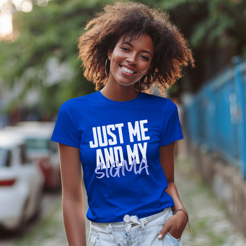 Just Me And My Sigma (Women's Short Sleeve)