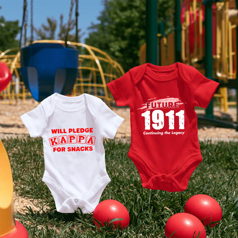 Kappa Alpha Psi 2-Pack v.4 (Onesie) - Kappa Infant Bodysuit