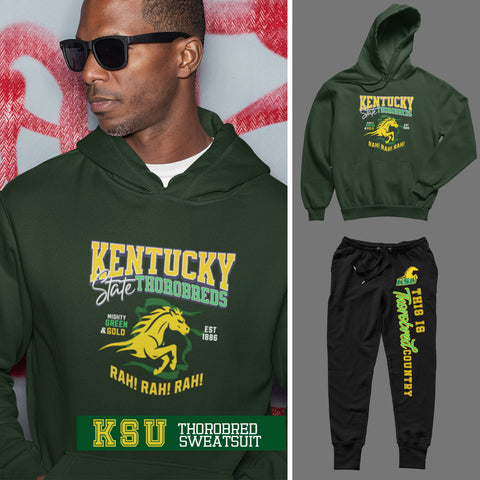 Kentucky State Tigers Sweatsuit - (Hoodie + Sweatpants)