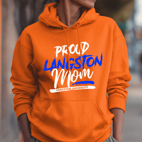 Proud Langston University Mom NextGen (Unisex Hoodie)