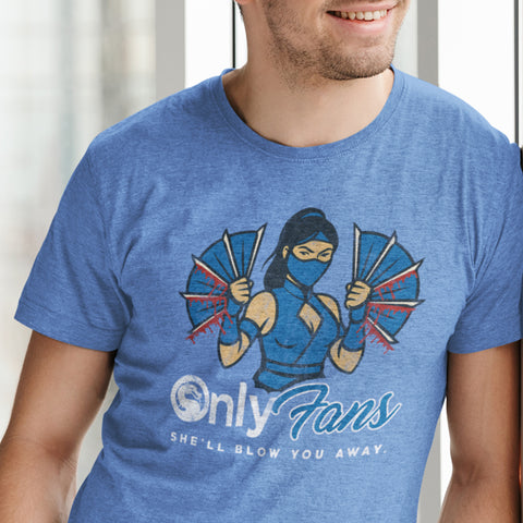 MK Kitana x OnlyFans Parody Mashup (Unisex Short Sleeve)