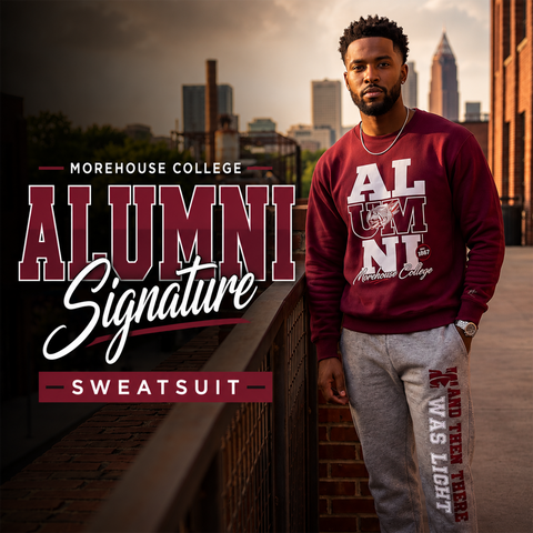 Morehouse College Alumni Signature Series Sweatsuit - (Sweatshirt + Sweatpants)