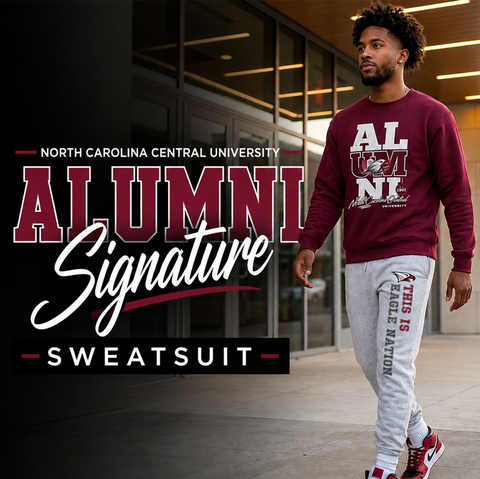 North Carolina Central University Alumni Signature Series Sweatsuit (Sweatshirt + Sweatpants)