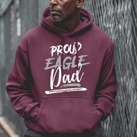 Proud NCCU Eagle Dad (Unisex Hoodie) North Carolina Central University