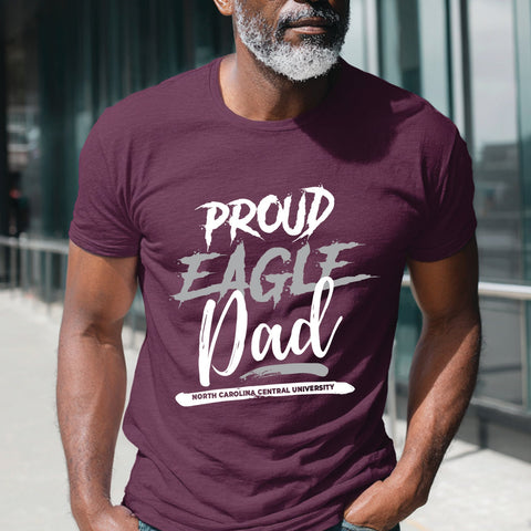 Proud NCCU Eagle Dad (Men's Short Sleeve) North Carolina Central University